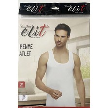 Tutku Elit Erkek Penye Atlet -Beyaz- 1 Adet