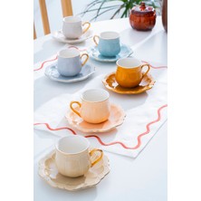 Acar Attis 6 Kişilik Kahve Fincan Takımı - 90 ml