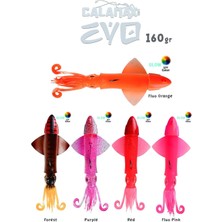 Fujin Calamax Evo Combo Squid Silikon Yem PURPLE-160 gr