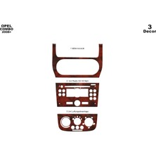 Mars Cockpit Design Opel Combo Konsol-Torpido Kaplama 2008 3 Parça Maun