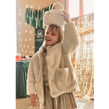 Mayoral 4-10 Yaş Arası Tüylü Mont - Bej