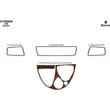 Mars Cockpit Design Peugeot 807 Konsol-Torpido Kaplama  2002 4 Parça Maun