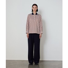 Machka Çizgi Desen Colorblock Gömlek MW6250025020048