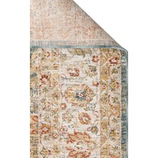 Akbel Halı Efes  01 Mavi - Geleneksel Uşak Desenlerine Sahip Özel Yumuşak Tuşeli  Üretilen Makine Halısı