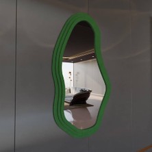 Aypars Atölye Organik Form Dalgalı Dekoratif Duvar Aynası – Modern Tasarım