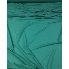 Kumaş Parça Turkuaz Yeşil Arası Renkte Denye Jarse En: 150 cm