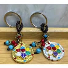 Ronanna Metal Lotus Tılsımlı Şans Anahtarlık