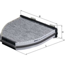 A3 Mahle LAK413 Polen Fıltresı Mercedes W204 W212 C218 X204 C190 C197 R231 Karbonlu A2128300318