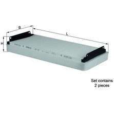 A3 Mahle LA47.S Polen Fıltresı Takımı Mercedes W210 S210 W220 C215 A2108301018