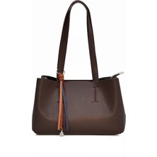 Elatae Charm'lı Tote Kadın Omuz Çantası ELA01991