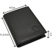 Westpolo Hakiki Deri Çıkarılabilir Kartlıklı Kağıt Para ve Bozuk Para Bölmeli Erkek Cüzdanı