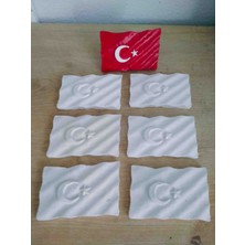 Yıldız İskandinav 🟥 Cumhuriyet Bayramı Özel 20’li Boyama Seti – Atatürk Büstü ve Türk Bayrağı Ham Objeler