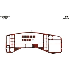 Mars Cockpit Design Mercedes 403 Konsol-Torpido Kaplama 1993-1995 16 Parça Maun