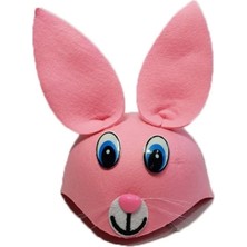 Eldenör Çocuk Tavşan Şapkası Pembe Renk