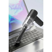 Eldenör Yeni Nesil Şarjlı Kablosuz Vakumlu El Araba Süpürgesi Araç Ev Ofis Süpürgesi 3 In 1