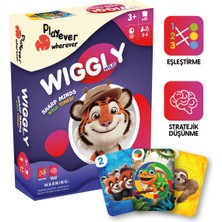 Playever Wiggly Wild Deluxe, Renk ve Sayı Eşleştirme Kart Oyunu (3-6 yaş)