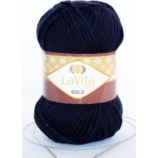 Lidyahan Store Yarn Gold Kalın Kışlık El Örgü Ipi Taka Yarn… (9779-LACIVERT)