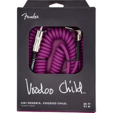 Lidyahan Store Jimi Hendrix Voodoo Child Cable Purple Enstrüman Kablosu (9m)