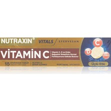 Lidyahan Store Vitamin C-D-Zinc 15 Efervesan Tablet Takviye Edici Gıda