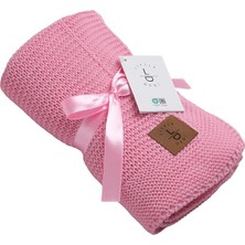 Lidyahan Store Dedi Starlink Lüks Bebek Battaniyesi | Yenidoğan, Kız ve Erkek Bebekler Için Yumuşak Kundaklama Battaniyesi | Bebek Arabası ve Seyahat Koltuğu Için Ideal | Oeko-Tex 100 Pembe 80X100 cm