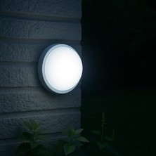 Lidyahan Store 15W LED Beyaz Tavan Duvar Lambası IP65 Su Geçirmez | Beyaz Işık 6500K | 1500 Lümen | 220V | Banyo Bahçe Balkon Için Dış Mekan Aydınlatma | 120W Ampul Eşdeğeri