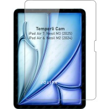 Lidyahan Store iPad Air M3 / Air M2 11 Inç 2025 Uyumlu Temperli Ekran Koruyucu Kırılmaz Cam Air 6. Nesil Air 7 A3266 A3267 A3270 A2902 A2903 A2904