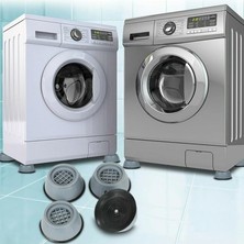 Lidyahan Store Çamaşır Makinesi Titreşim Gürültü Hareket Önleyici Mobilya Yükseltici Ayak Ped (4 Adet)