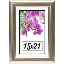 Lidyahan Store Cerceve Hediyelik Çerçeve Ev Home Ofis Kişiye Özel Resim Çerçevesi Masaüstü 15X21 15X21-LAM22-GÜMÜŞ