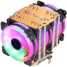 Lidyahan Store Frost Rgb Fanlı Intel Amd Uyumlu Bakır Borulu Cpu Soğutucu Işlemci Fanı (Cold Frost 603)