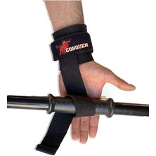 Lidyahan Store Conquer Big Rıch Grip Pro Lifting Straps Siyah