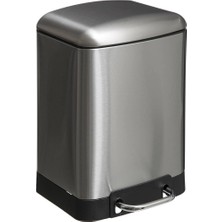 Lidyahan Store Five Simply Smart Ariane Paslanmaz Çelik 6 Litre, Çöp Kovası