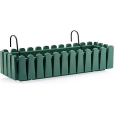 Lidyahan Store SO-İB03 Yeşil Askılı Balkon Saksı Takım 14 Lt No 3