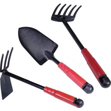 Lidyahan Store Rodex Bahçe Seti Kürek Çapa Tırmık (3'lü Set)
