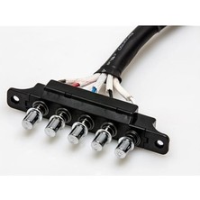 Lidyahan Store Filtre Kablolu Davlumbaz 5 Tuşlu Buton Takımı (Gümüş)