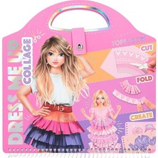 Lidyahan Store Dress Me Up Collage Book Top Model, W Kształcie Torebki, Z Naklejkami I Kolorowymi Papierami.