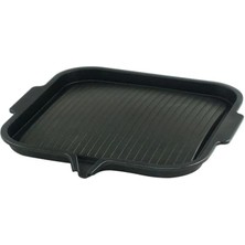 Lidyahan Store Yanmaz Yapışmaz Izgara Tava (Direk Ateş Üstünde Kullanılabilir)