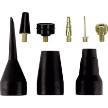 Lidyahan Store Einhell 8 Parça Kompresör Aksesuar Seti (Metal Top Iğnesi ve Bisiklet Lastikleri Için Supap Adaptörü Dahil) - 4139695