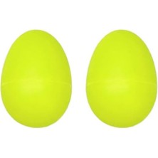 Lidyahan Store ORF-MT8YL Örf Aletleri Plastik Sarı Yumurta Marakas Müzikal Titreme 2 Adet (Çift)