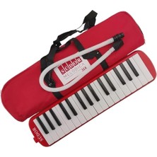 Lidyahan Store Sürdor Melodika 32K Tuşlu Melodika Bez Çantalı Kırmızı Renk