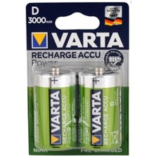 Lidyahan Store D Büyük Boy Kalın Tombul 3000MAH Büyük Boy 2li Paket Şarjlı Pil LR20, R20