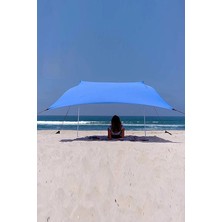 Lidyahan Store Zelt 2,3 Metre Gölgelik Tente Plaj Şemsiyesi Teras Bahçe Çardak Kamp Piknik Güneşlik Şemsiye (Mavi)