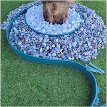 Lidyahan Store Moda Çim Ayırıcı 5 M Yeşil Çim Sınırlayıcı Taş Toprak Ayıracı Çim Ayracı Çim Ayırıcı Bariyeri