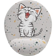 Lidyahan Store Fikirler Minik Kedi Bilek Destekli Mouse Pad