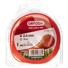 Lidyahan Store Yuvarlak Çim Biçme Ipi, 2,4 Mm, Turuncu, Çim, Yabani Ot, Çim ve Çiçek Tarhları Için, Bahçe Işleri ve Çim Bakımı, Naylon Iplik, Çoğu Çim Biçme Makinesi Için, 2,4 mm x 15 M (69-362-OR)