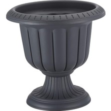 Lidyahan Store N003 Nergis Saksı 58,9cm, 47 Litre Dış Mekan Saksı Antrasit