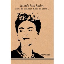 Lidyahan Store Kahlo 2 - Kraft Defter