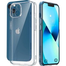Lidyahan Store Trend iPhone 13 ile Uyumlu Şeffaf Kılıf, Kamera Korumalı 13 (6.1'') Şeffaf Silikon Kılıf, Kamera Koruyuculu iPhone 13 Kılıfı