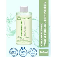 Elvons Glikolik Asit Canlandıcı ve Temizleyici Yüz Toniği Yağlı Ciltler 200 ML