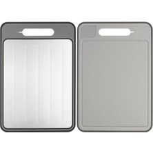 Lidyahan Store Florena Bıçak Bileme Aparatlı Çift Taraflı Metal Kesme Tahtası