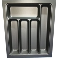 Lidyahan Store Çekmece Içi Antrasit Kaşıklık Maket Bıçağı Hediyeli (26,5X32,5 Cm'e Kadar Kesilebilir)